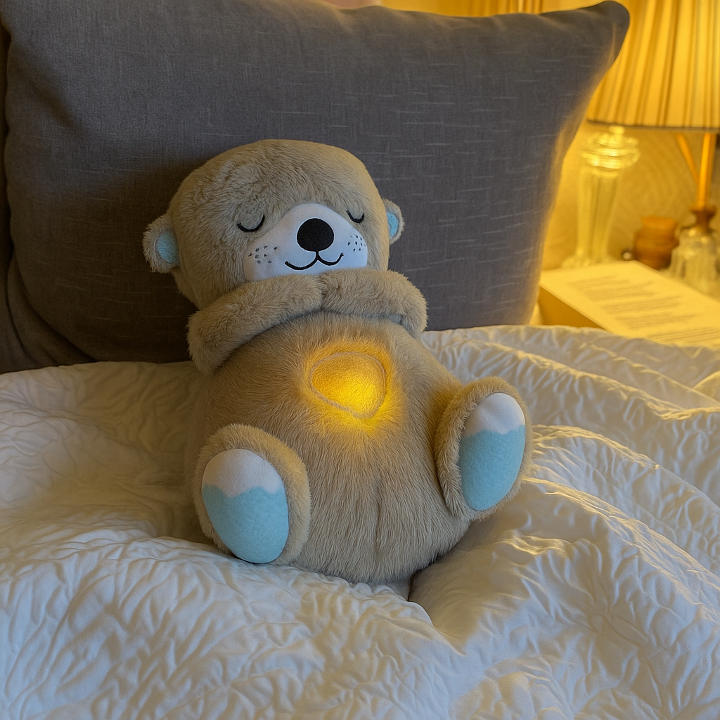 Breathing Teddy Bear with Soothing Music™ – Anxiety Relief Plush Toy for Kids & Adults
